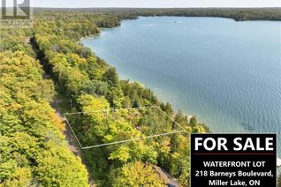 Land for Sale, 218 Barney's Boulevard, Miller Lake, ON