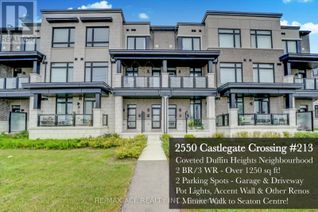 Condo Townhouse for Sale, 2550 Castlegate Crossing #213, Pickering (Duffin Heights), ON