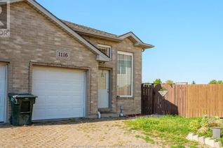 Freehold Townhouse for Sale, 1116 Settlers Street, Windsor, ON