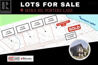 Land for Sale, Lot 1 821 Myra Road, Porters Lake, NS