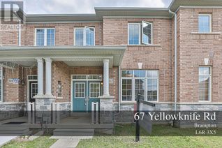 Townhouse for Sale, 67 Yellowknife Road, Brampton (Sandringham-Wellington North), ON