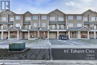 Freehold Townhouse for Rent, 61 Tabaret Crescent, Oshawa (Windfields), ON