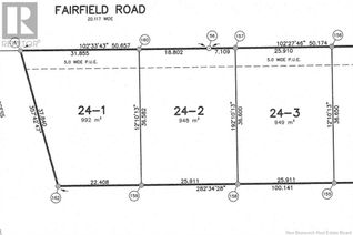 Land for Sale, Lot 24-2 Fairfield Road, Sackville, NB