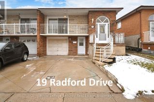 Semi-Detached House for Sale, 19 Radford Drive, Brampton (Brampton North), ON