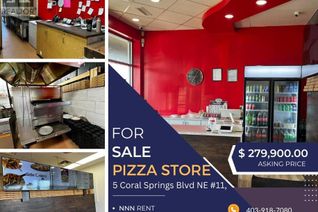 Pizzeria Business for Sale, 5 Coral Springs Boulevard Ne #11, Calgary, AB