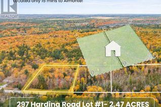 Land for Sale, L1- 297 Harding Road, Lanark Highlands, ON