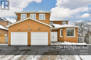 Property for Sale, 226 Highglen Avenue, Markham (Milliken Mills East), ON