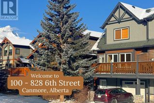 Condo Townhouse for Sale, 828 6th Street #100, Canmore, AB