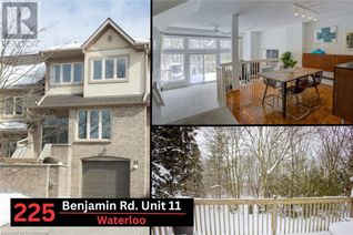 Townhouse for Sale, 225 Benjamin Road Unit# 11, Waterloo, ON