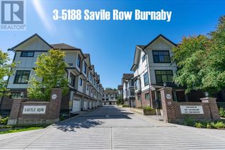 Condo Townhouse for Sale, 5188 Savile Row #3, Burnaby, BC