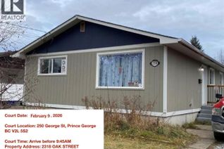 Property for Sale, 2318 Oak Street, Prince George, BC