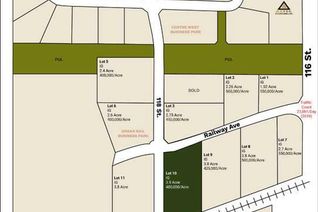 Commercial Land for Sale, Lot 10 Railway Avenue, Grande Prairie, AB