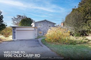 Sidesplit for Sale, 1996 Old Carp Rd, Carp - Huntley Ward, ON